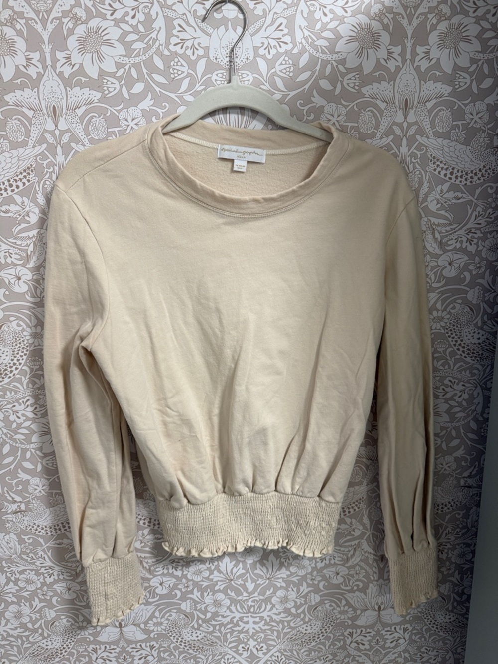 Spiritual Gangster Cream Pullover Sweatshirt